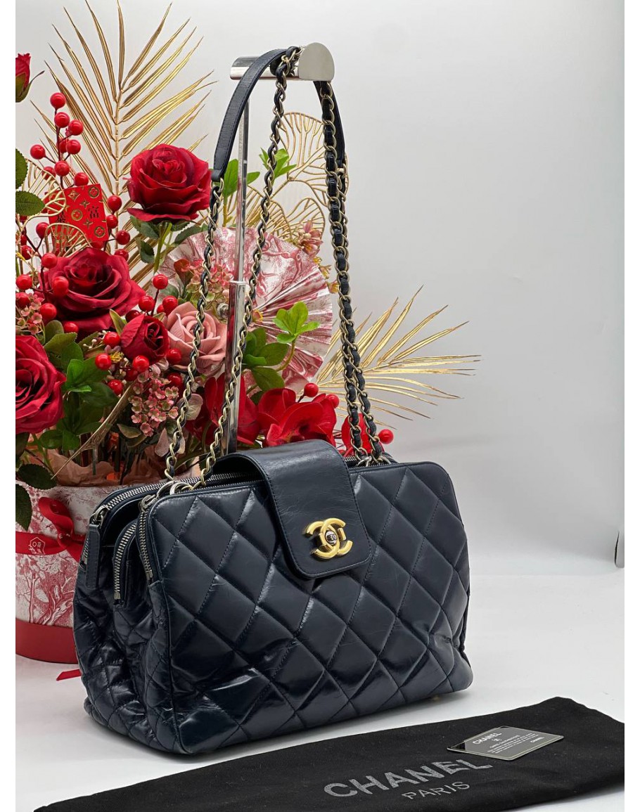 Glazed calfskin chanel hot sale